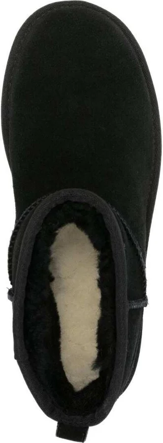 'ultramini' Black Boots With Platform In Suede Woman - Image 4