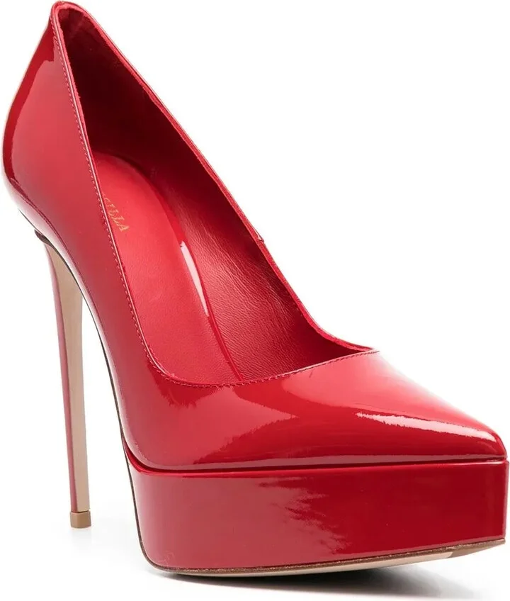 Uma 125mm patent-leather pumps - Image 2
