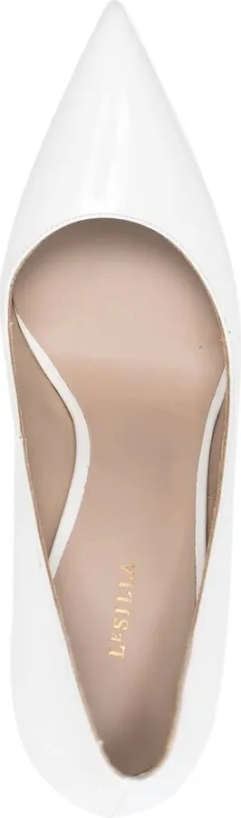 Uma 130mm leather platform pumps - Image 4