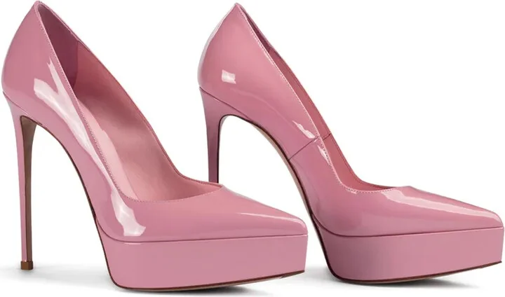 Uma 130mm leather pumps - Image 2