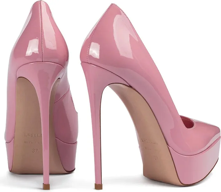Uma 130mm leather pumps - Image 3