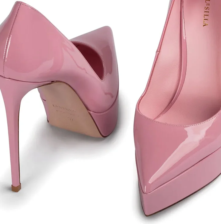 Uma 130mm leather pumps - Image 4