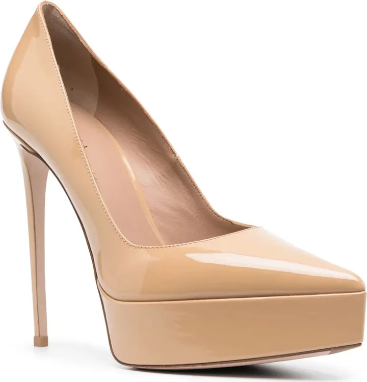 Uma 130mm leather pumps - Image 2
