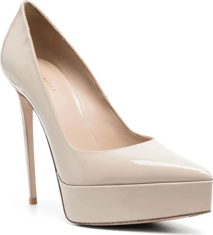 Uma 130mm patent-leather pumps - Image 2