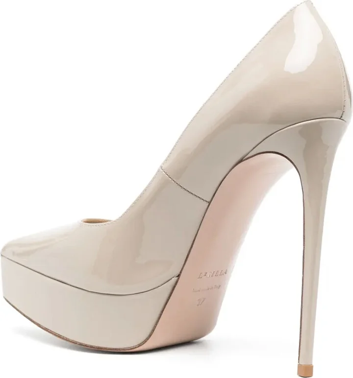 Uma 130mm patent-leather pumps - Image 3