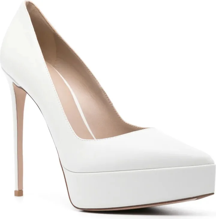 Uma 140mm leather pumps - Image 2