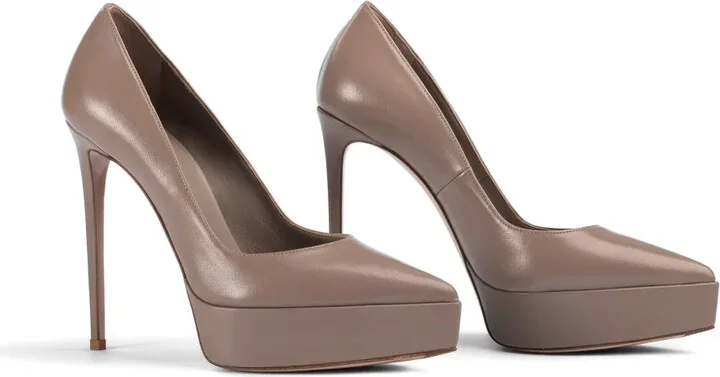 Uma 140mm leather pumps - Image 2