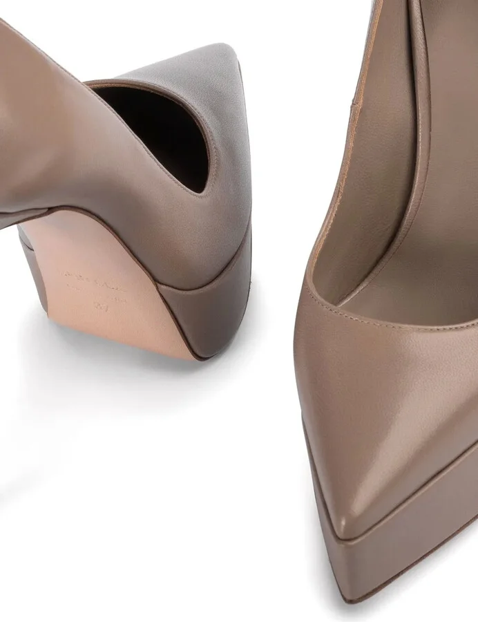 Uma 140mm leather pumps - Image 4
