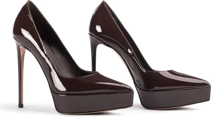 Uma 140mm leather pumps - Image 2