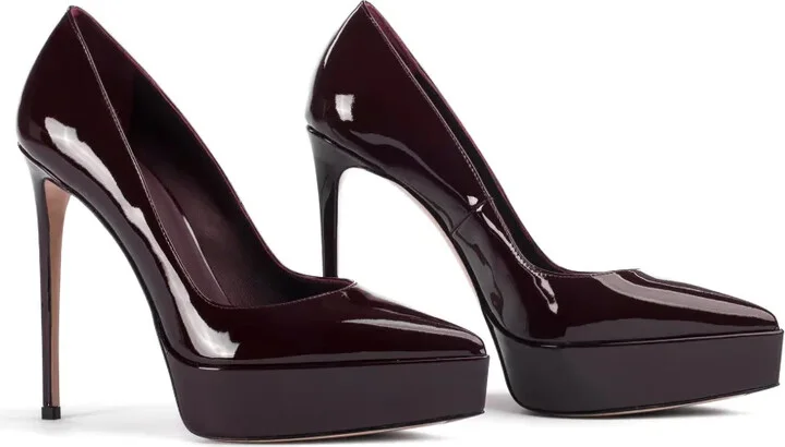 Uma 140mm leather pumps - Image 2