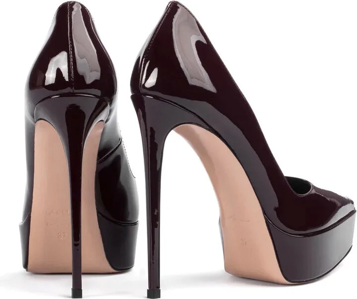 Uma 140mm leather pumps - Image 3