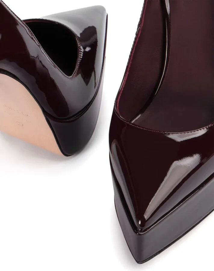 Uma 140mm leather pumps - Image 4