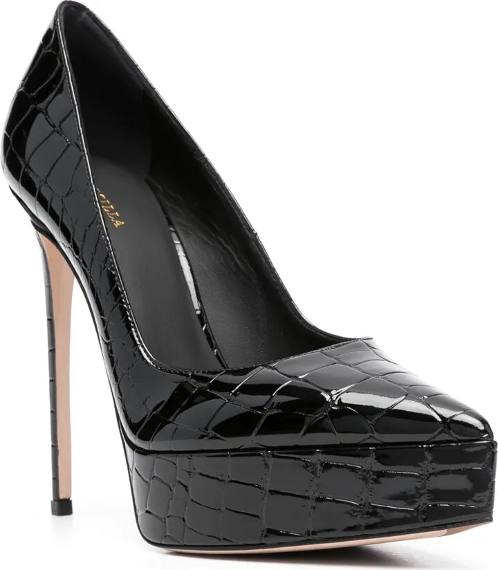 Uma 140mm leather pumps - Image 2