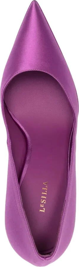 Uma 140mm satin pumps - Image 4