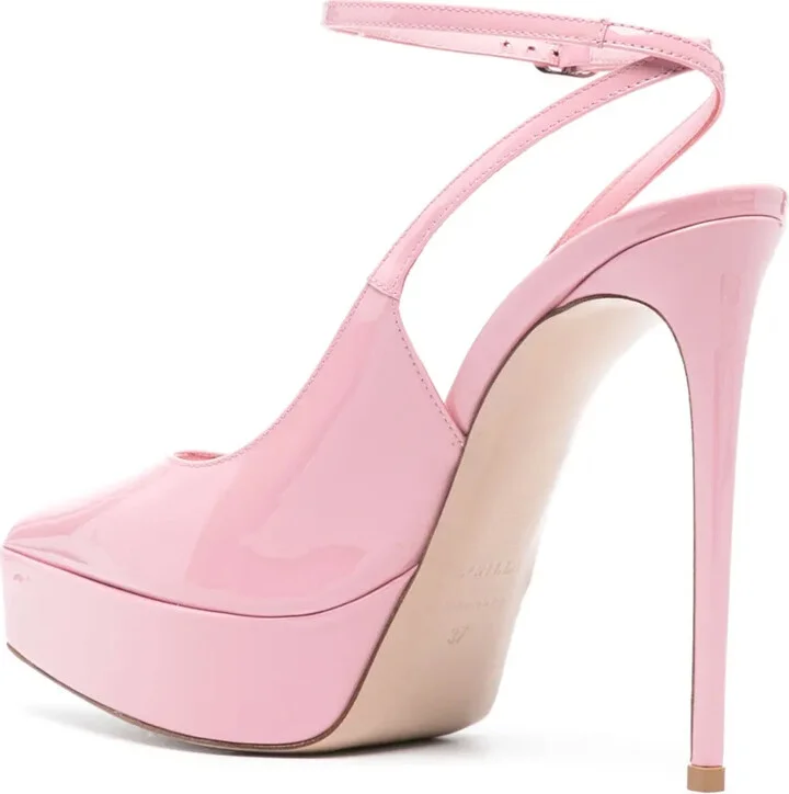 Uma 140mm slingback pumps - Image 3