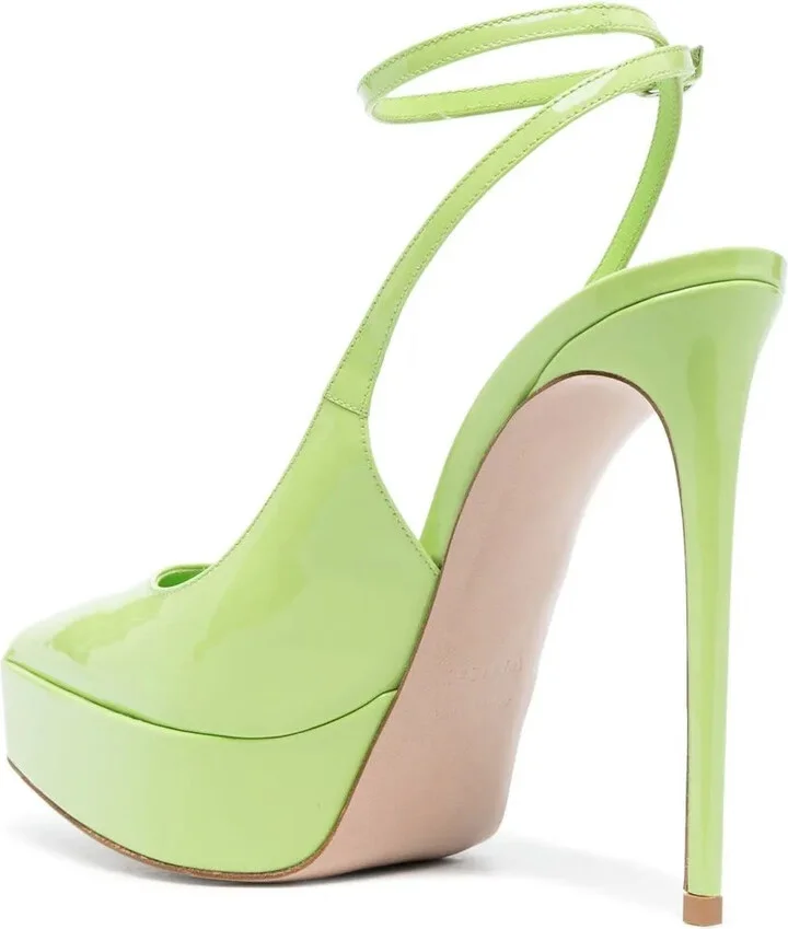 Uma 140mm slingback pumps - Image 3