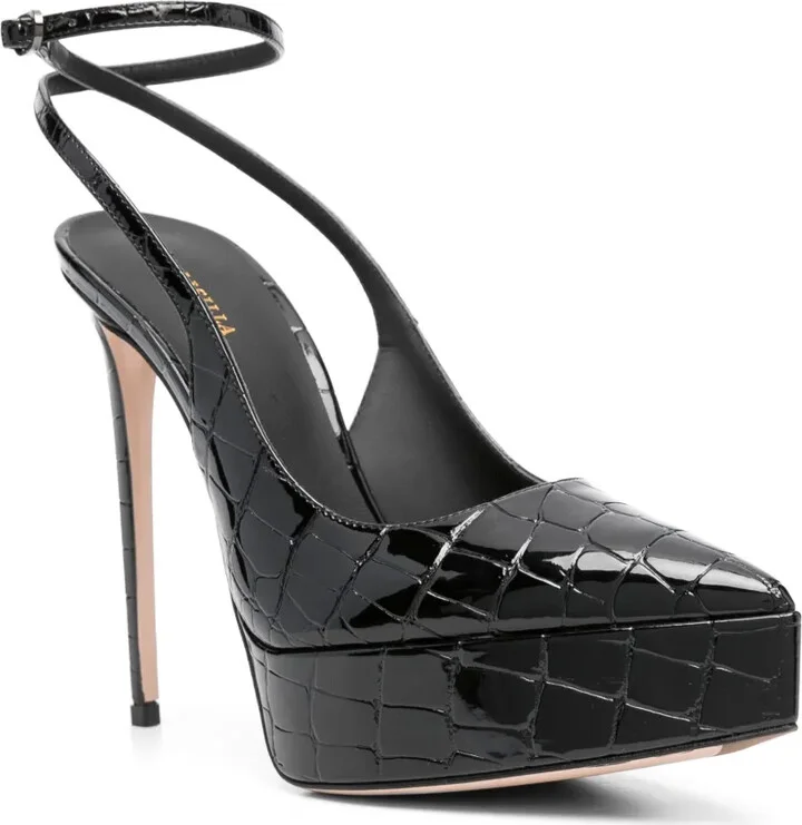 Uma 140mm slingback pumps - Image 2