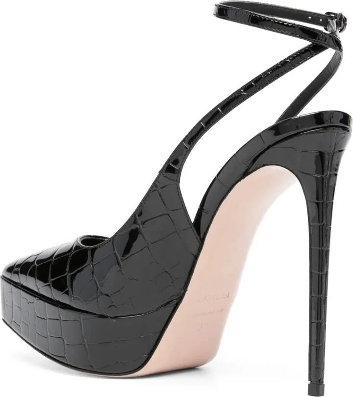 Uma 140mm slingback pumps - Image 3