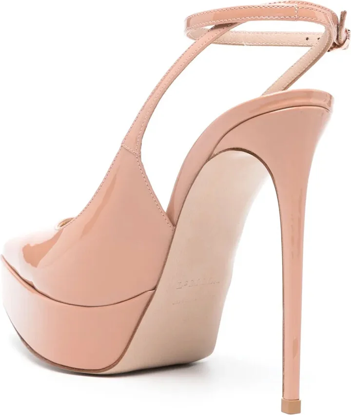 Uma 140mm slingback pumps - Image 3