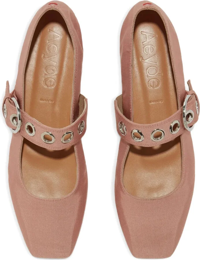 Uma eyelet-buckle ballet flats - Image 3