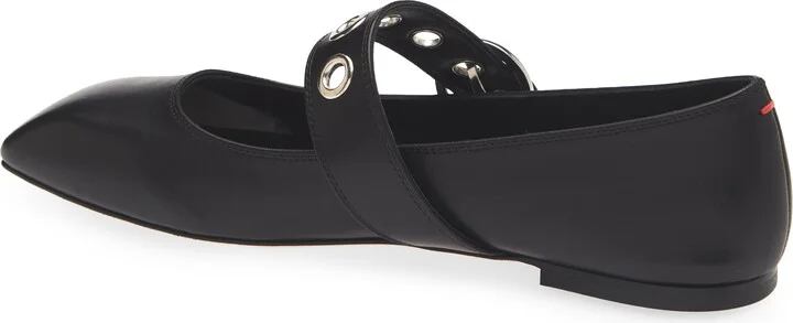 Uma Eyelet Mary Jane Flat - Image 2