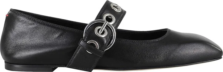 Uma Eyelet Nappa Leather Black