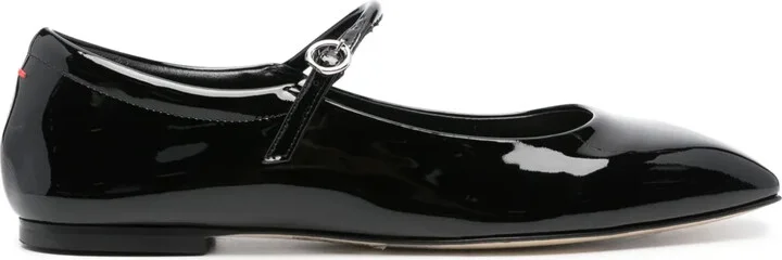 Uma leather ballerina shoes