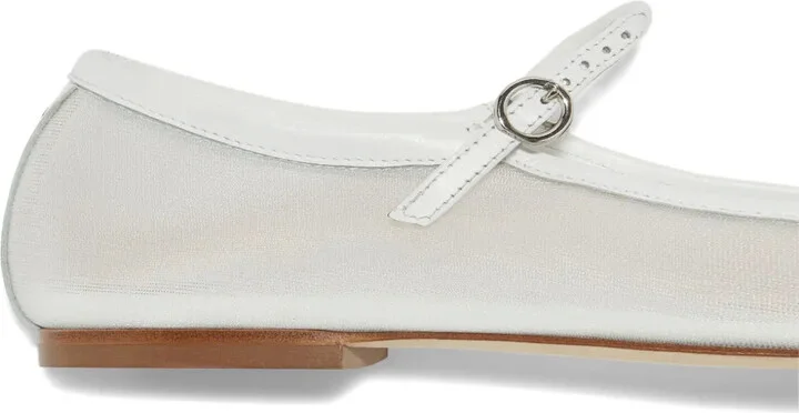 Uma leather mesh ballet flats - Image 4