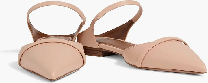 Uma leather point-toe flats - Image 2
