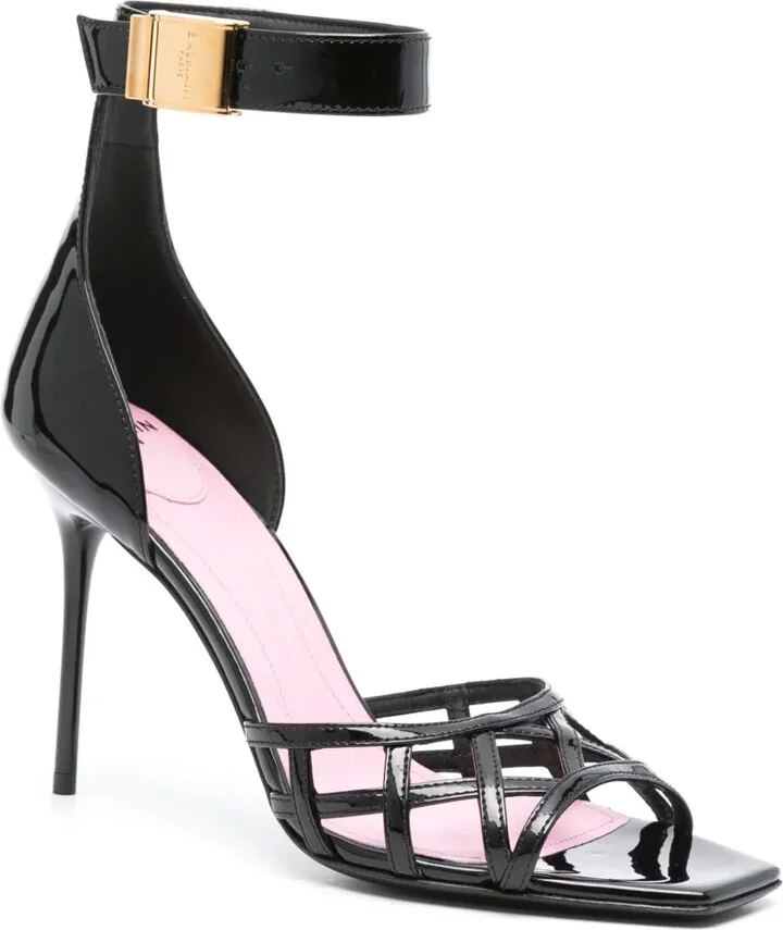 Uma patent-leather sandals - Image 2