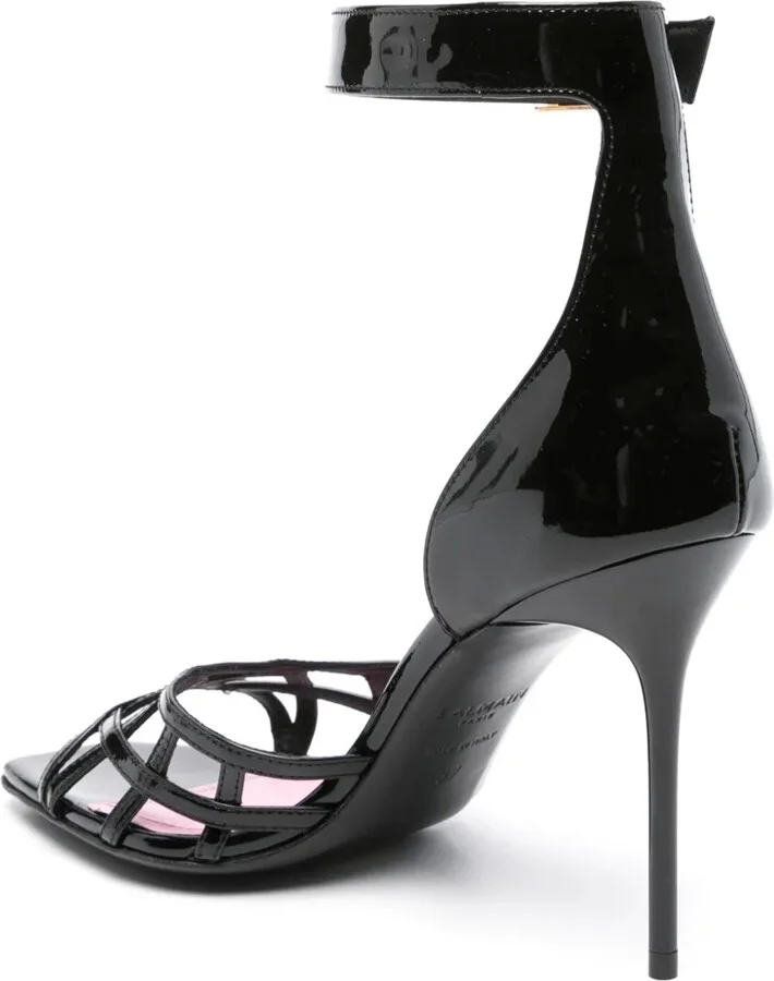 Uma patent-leather sandals - Image 3