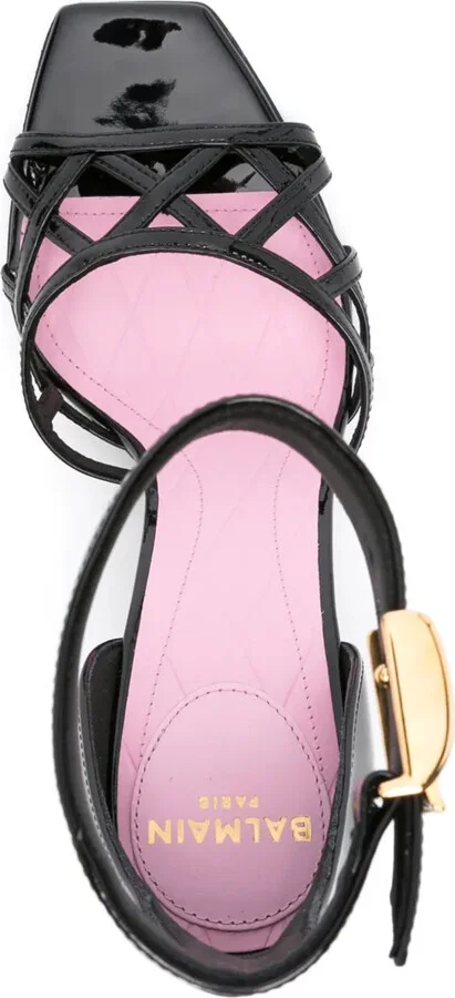 Uma patent-leather sandals - Image 4