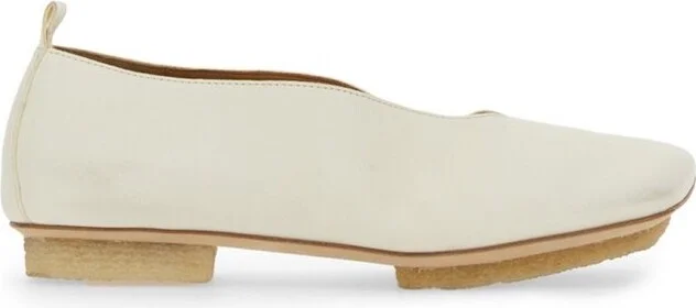 Uma Wang Asymmetric Toe Slip-On Ballerinas