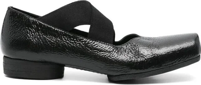 Uma Wang Elastic Strap Flats