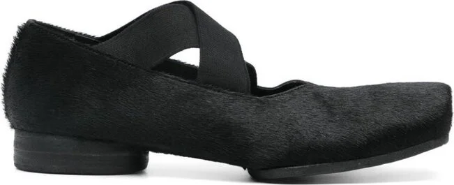 Uma Wang Elasticated Strap Ballerina Shoes