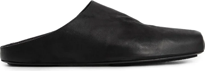 Uma Wang Mules Neri Da Uomo