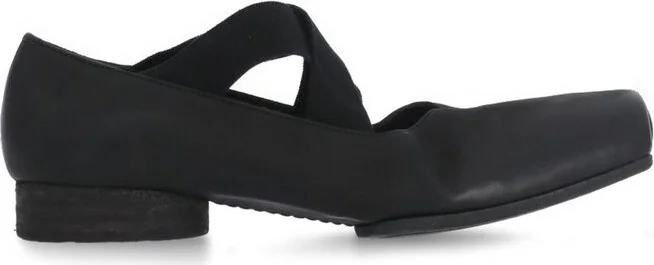 Uma Wang Square-Toe Slip-On Ballet Flats