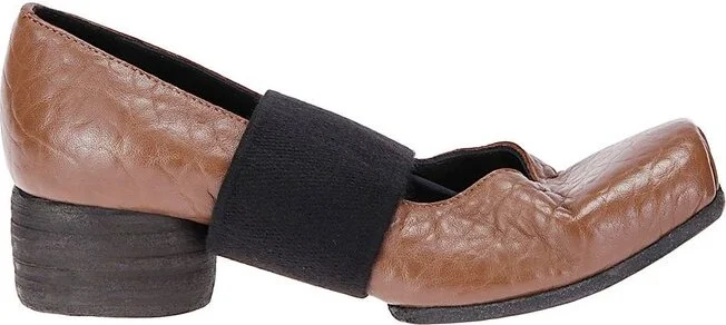 Uma Wang Strapped Heeled Ballet Shoes