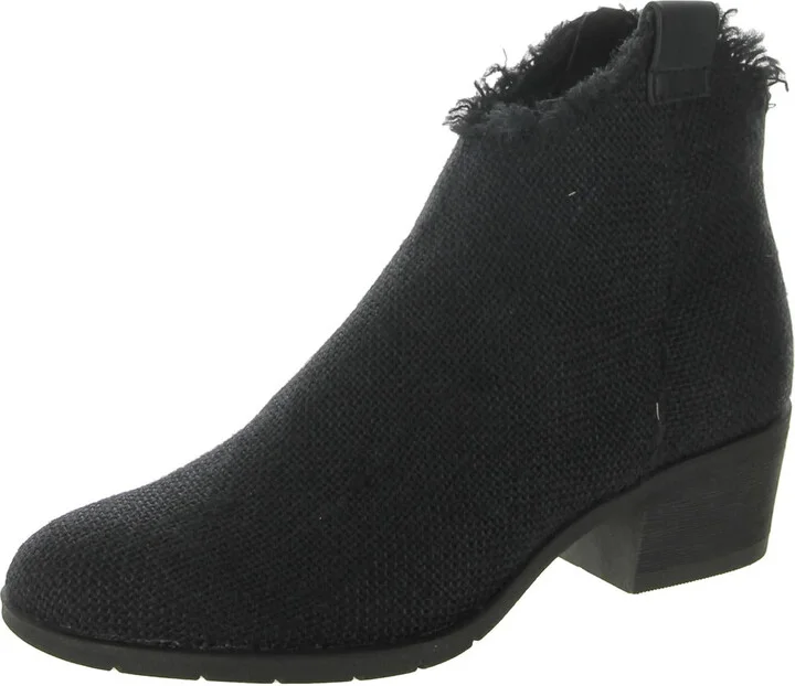 Uma Womens Jute Pull On Ankle Boots