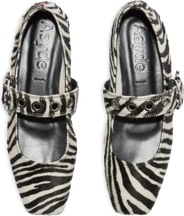 Uma zebra-pattern ballet flats - Image 3