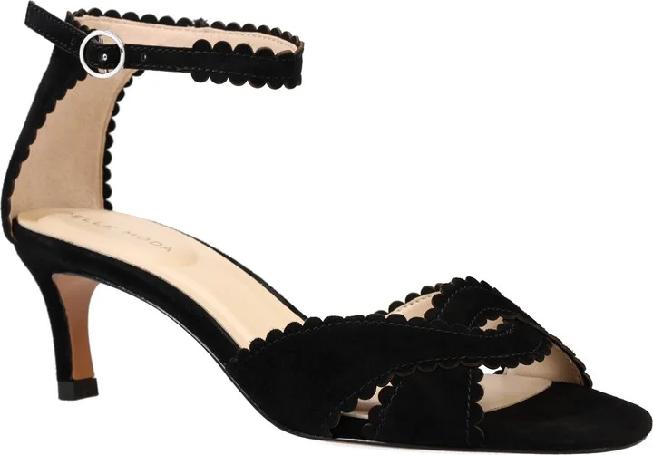 Umelo Kitten Heel Ankle Strap Sandal