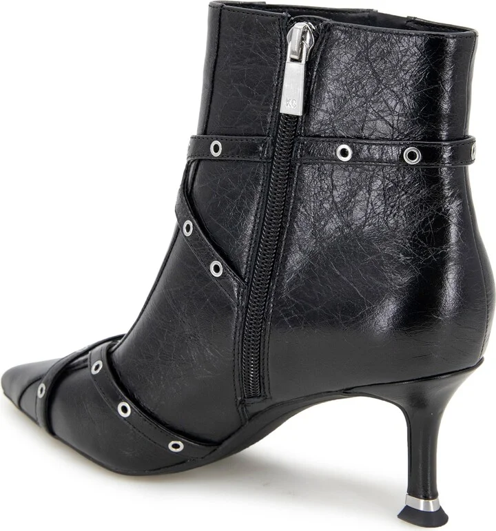 Umi Pointed Toe Moto Bootie - Image 2