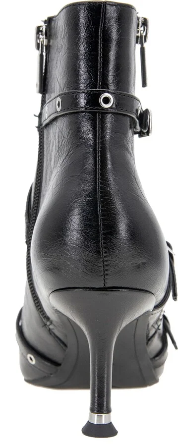 Umi Pointed Toe Moto Bootie - Image 7