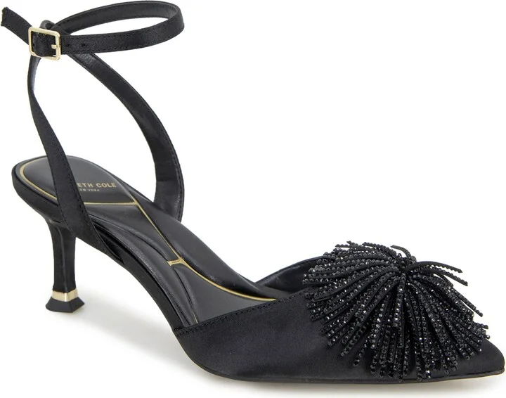 Umi Starburst Ankle Strap Pointed Toe Pump