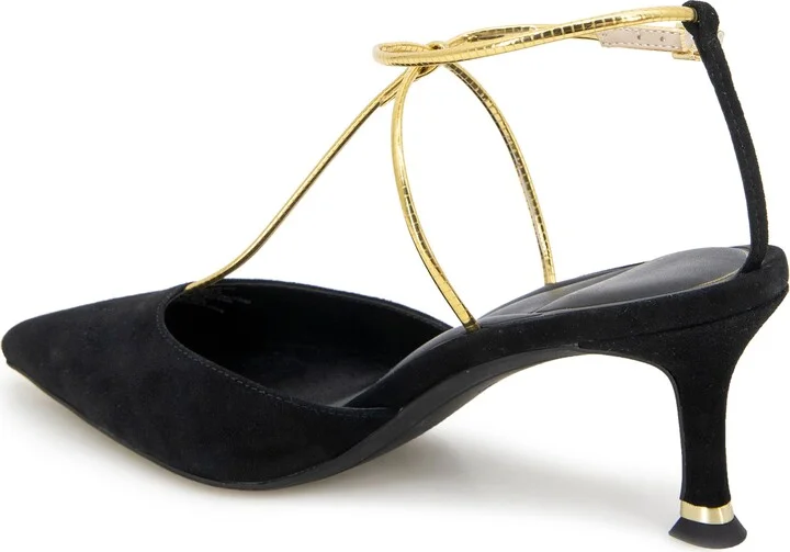 Umi T-Strap Pointed Toe Pump - Image 10