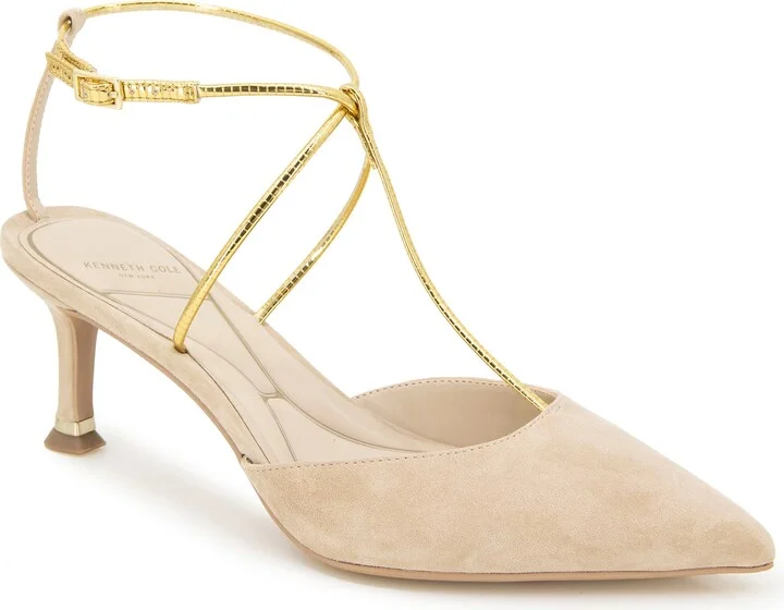 Umi T-Strap Pointed Toe Pump