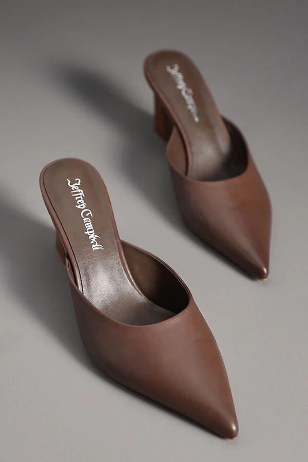 Unamused Pointed-Toe Heeled Mules - Image 4