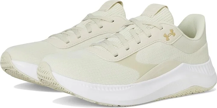 Under Armour Aurora 3 Women's Running Shoes Summit White/White/Khaki Base : 8 B - Medium, Textile
