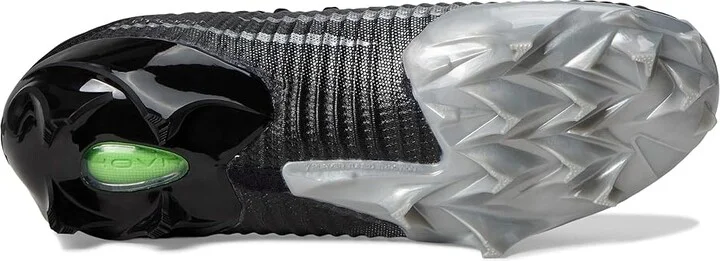 Under Armour Blur Pro Football Cleats Men's Cleated Shoes Black/Metallic Silver/Metallic Silver : 8 D - Medium, Synthetic - Image 3