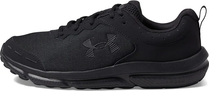 Under Armour Charged Assert 10 Men's Shoes Black/Black/Black : 9.5 4E - Extra Wide, Textile - Image 6